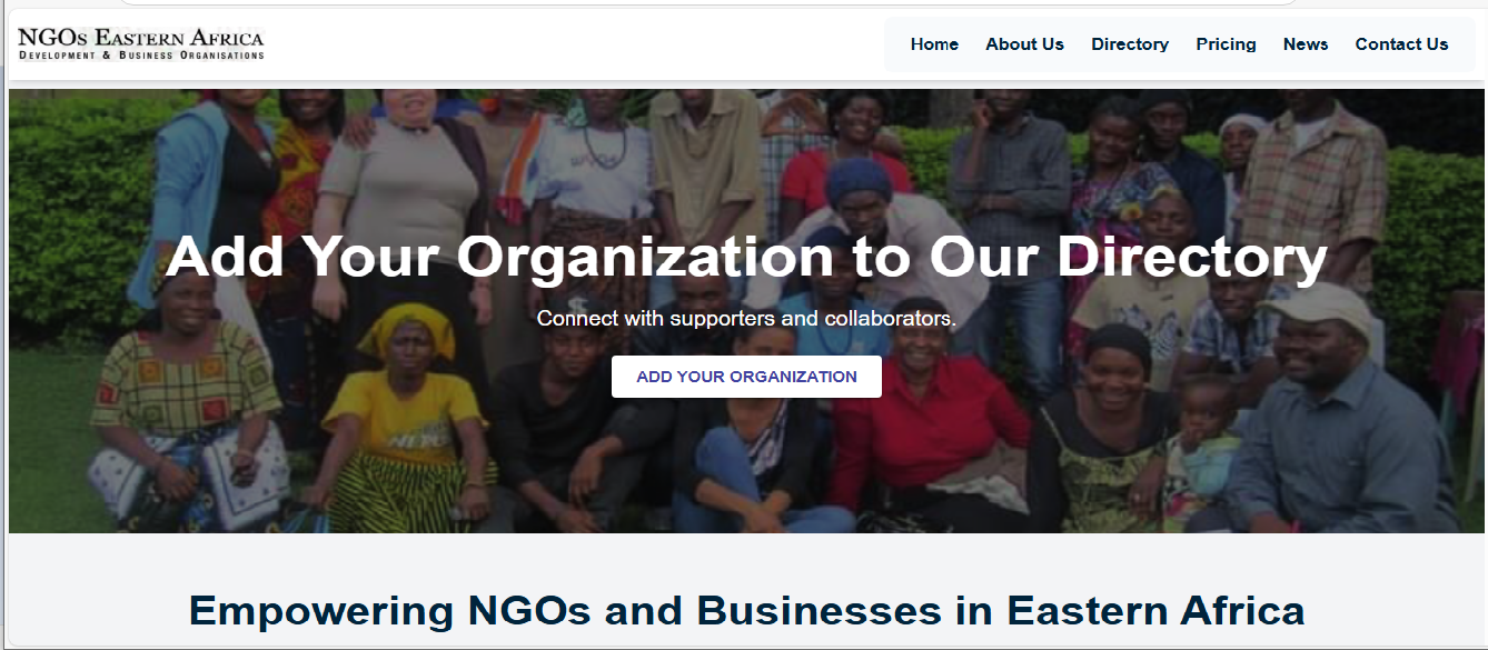 NGOs Eastern Africa